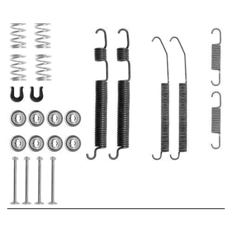 Remschoen -montageset Achteras