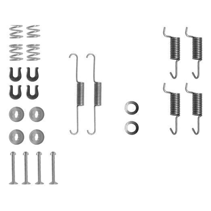 Remschoen -montageset parkeerremschoen Achteras