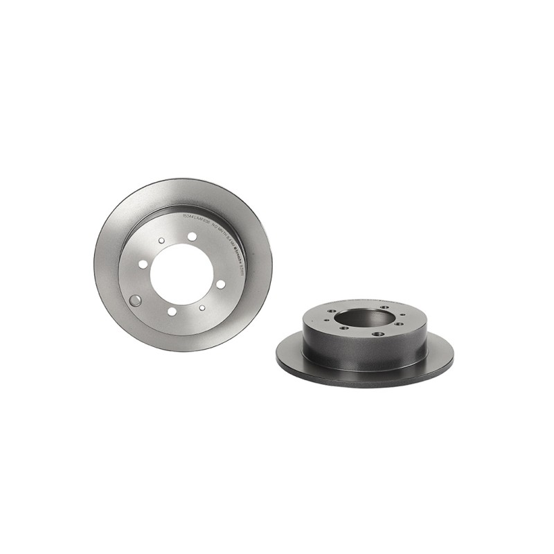 Remschijven Achteras Brembo Premium