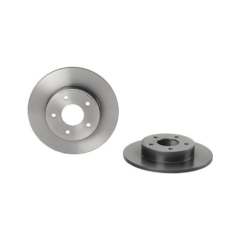 Remschijven Achteras Brembo Premium