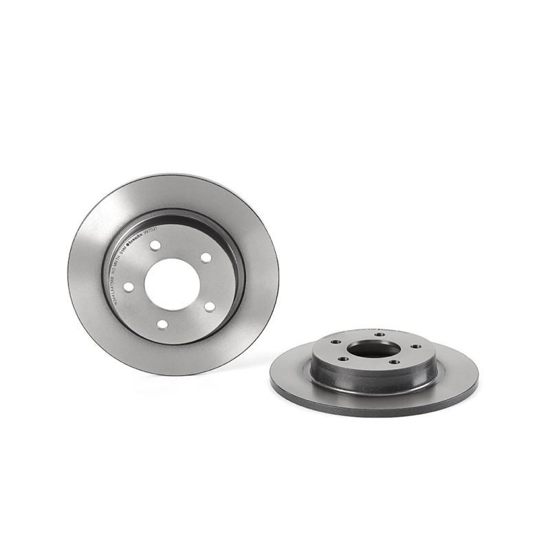 Remschijven Achteras Brembo Premium