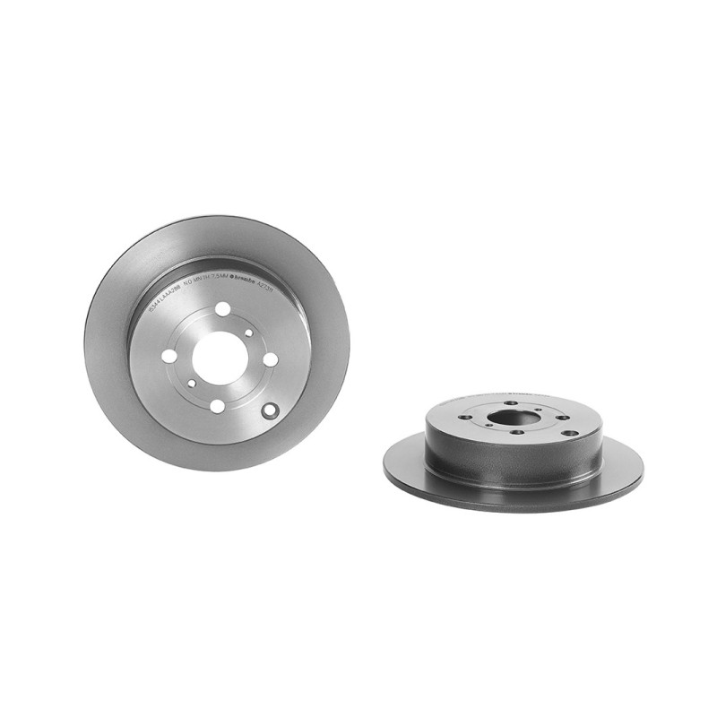 Remschijven Achteras Brembo Premium