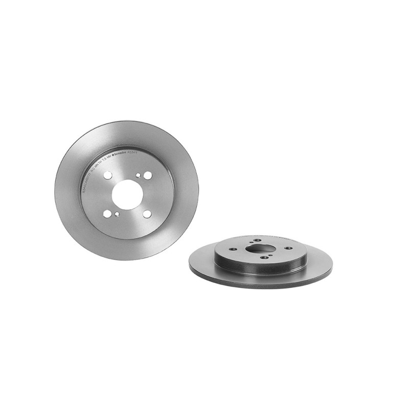 Remschijven Achteras Brembo Premium