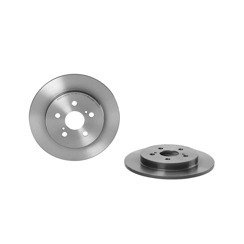 Remschijven Achteras Brembo Premium