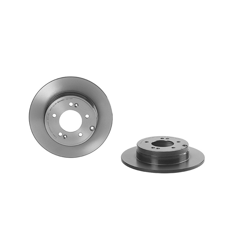 Remschijven Achteras Brembo Premium