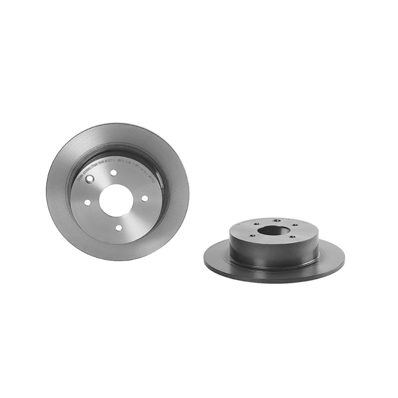Remschijven Achteras Brembo Premium