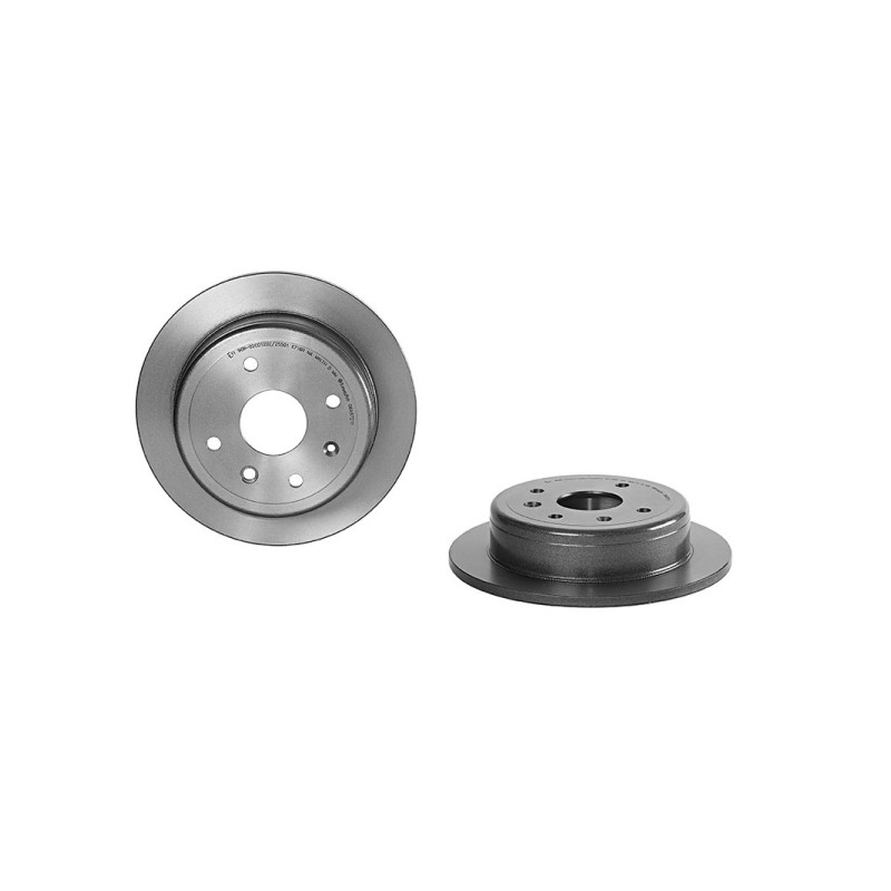 Remschijven Achteras Brembo Premium