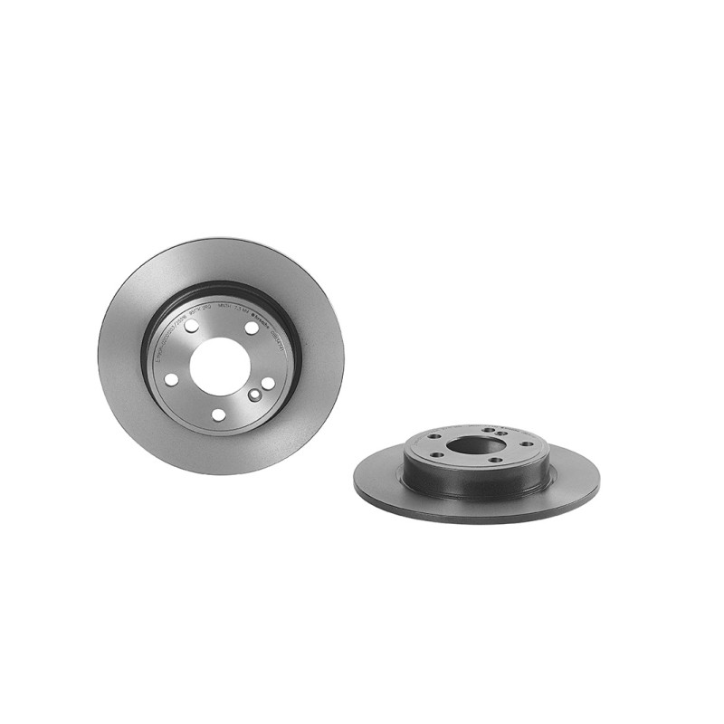 Remschijven Achteras Brembo Premium