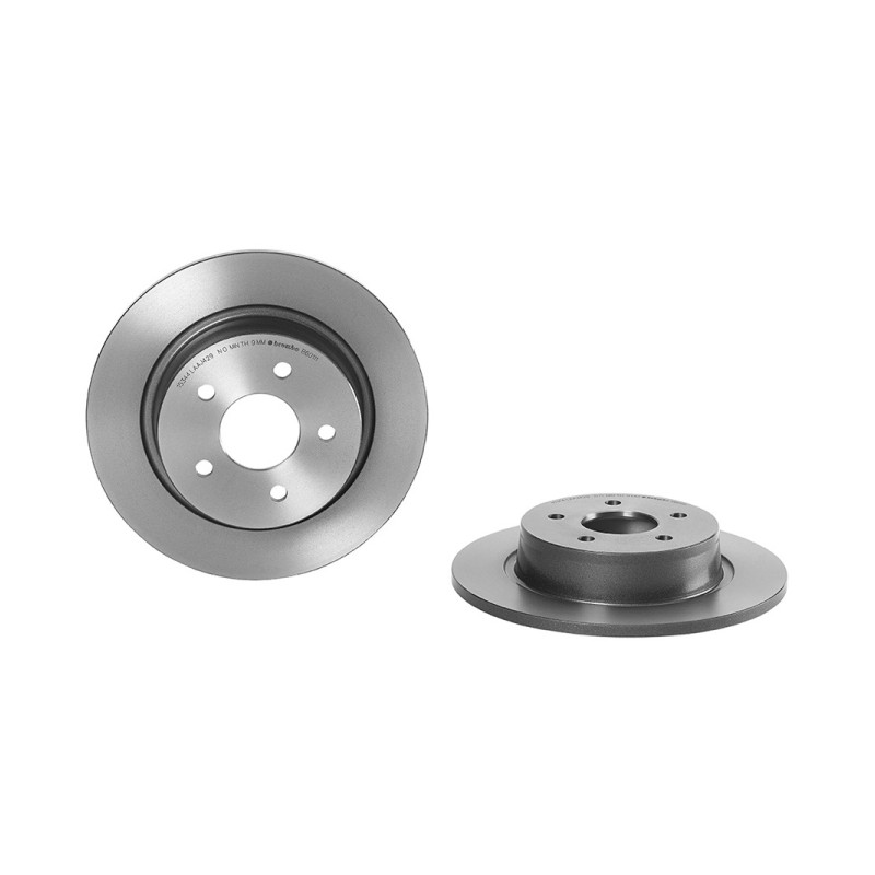 Remschijven Achteras Brembo Premium