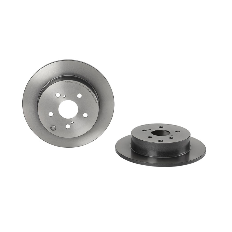 Remschijven Achteras Brembo Premium