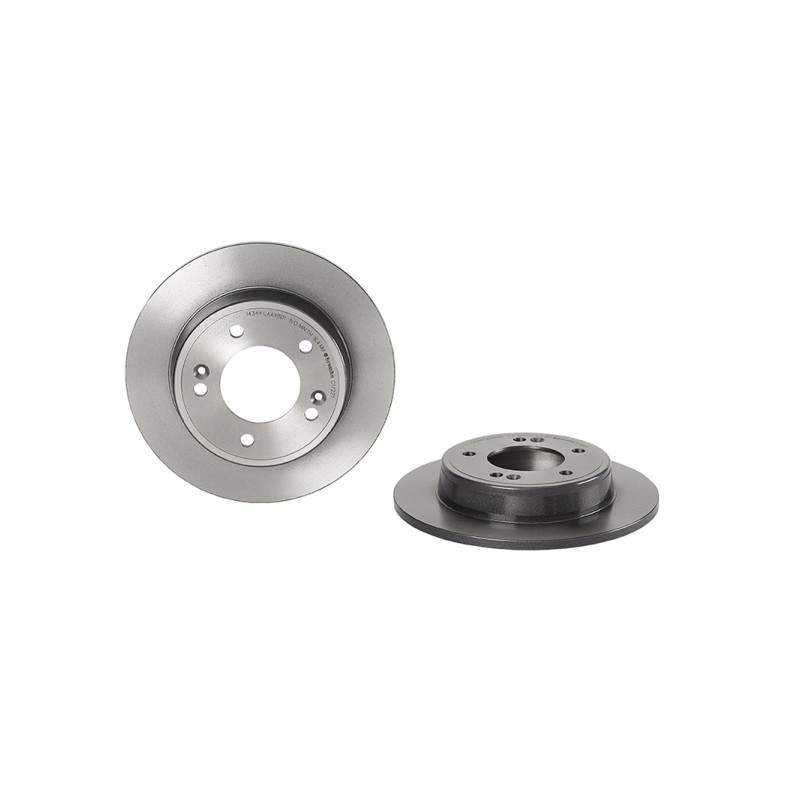 Remschijven Achteras Brembo Premium