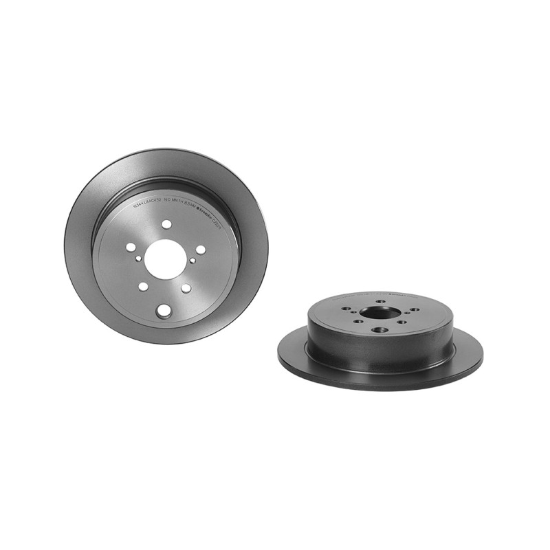 Remschijven Achteras Brembo Premium