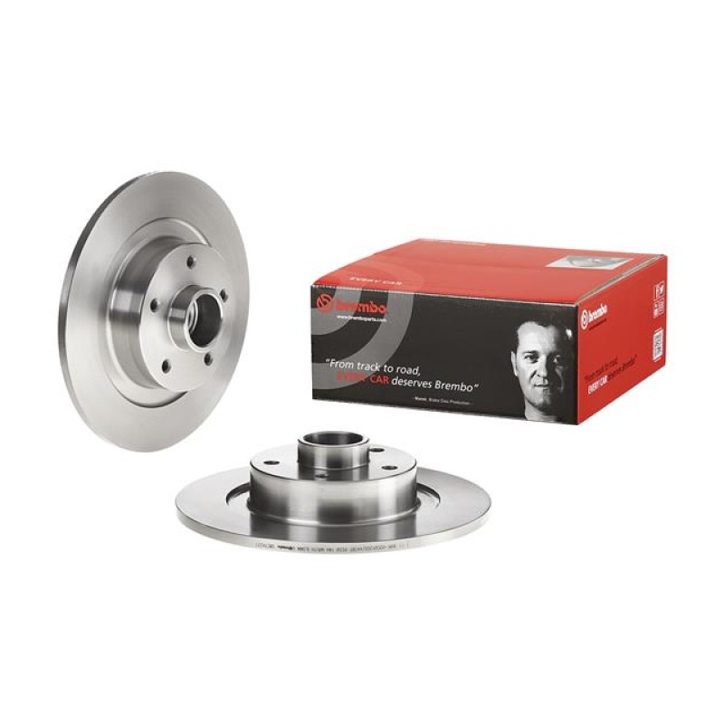 Remschijven Achteras Brembo Premium