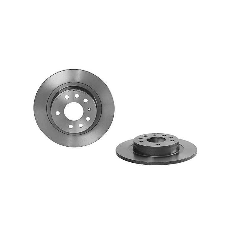 Remschijven Achteras Brembo Premium