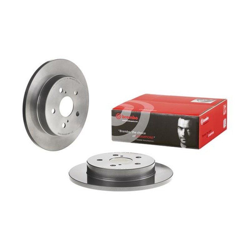 Remschijven Achteras Brembo Premium