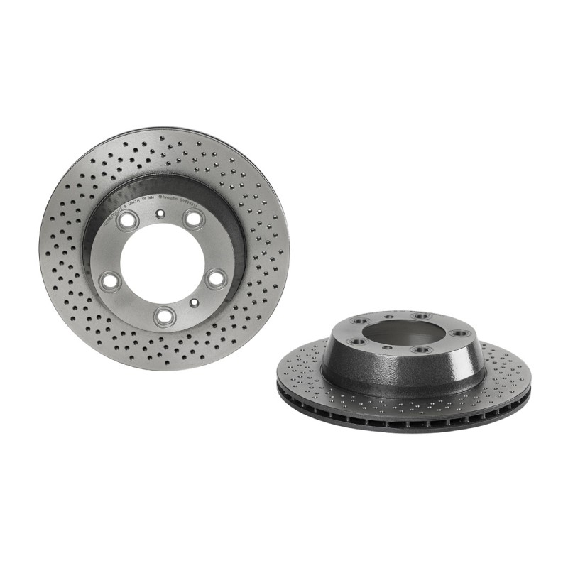 Remschijven Achteras Brembo Premium