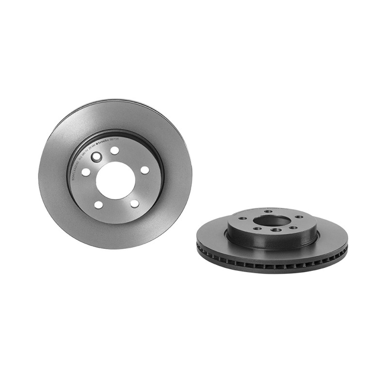 Remschijven Vooras Brembo Premium