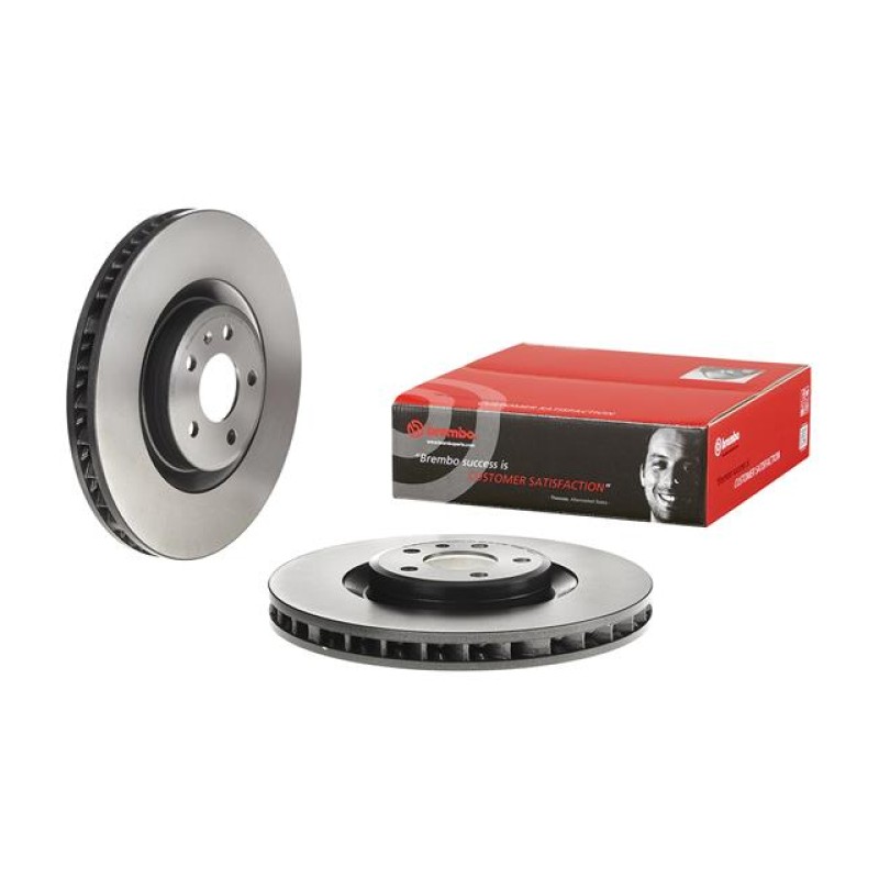 Remschijf Vooras rechts Brembo Premium