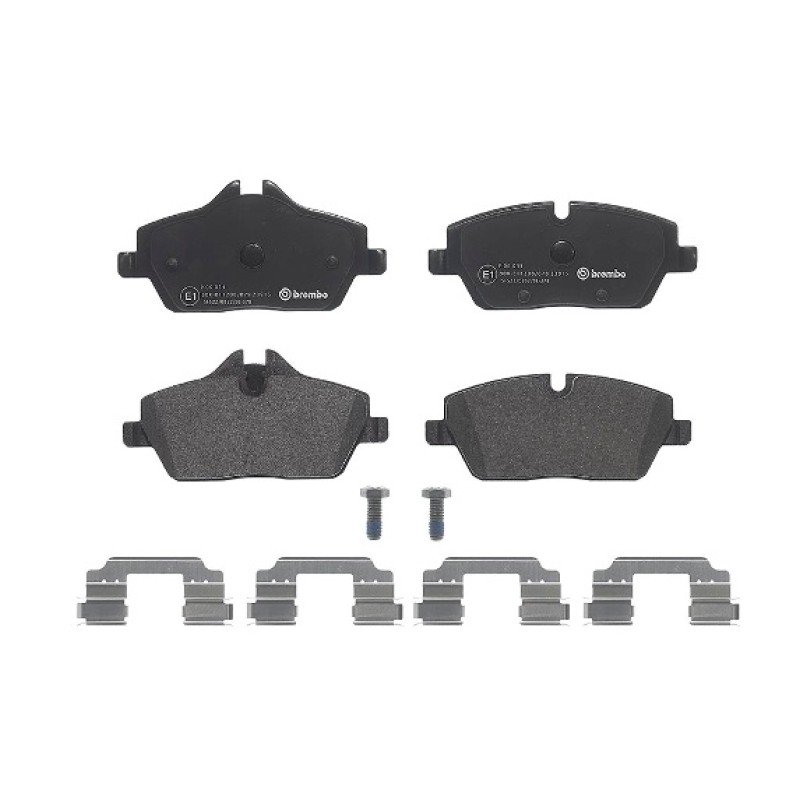Remblokkenset Vooras Brembo premium