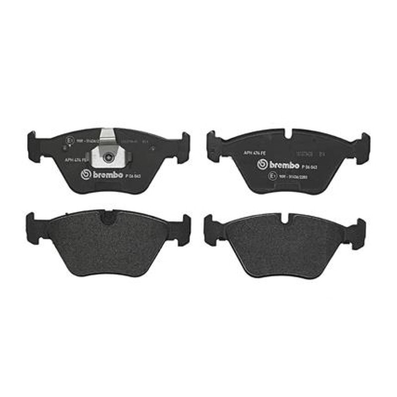 Remblokkenset Vooras Brembo premium