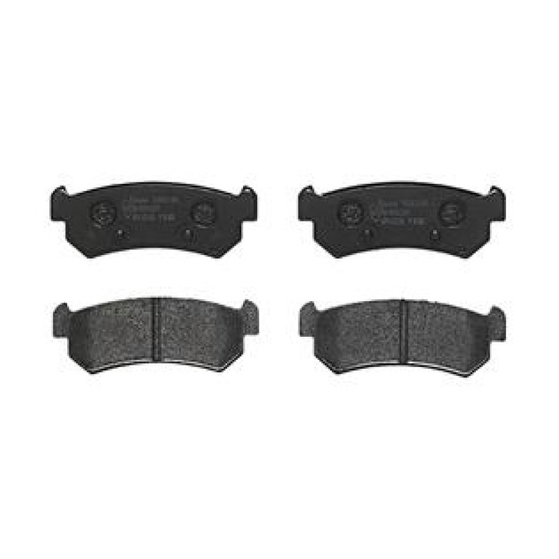 Remblokkenset Achteras Brembo premium
