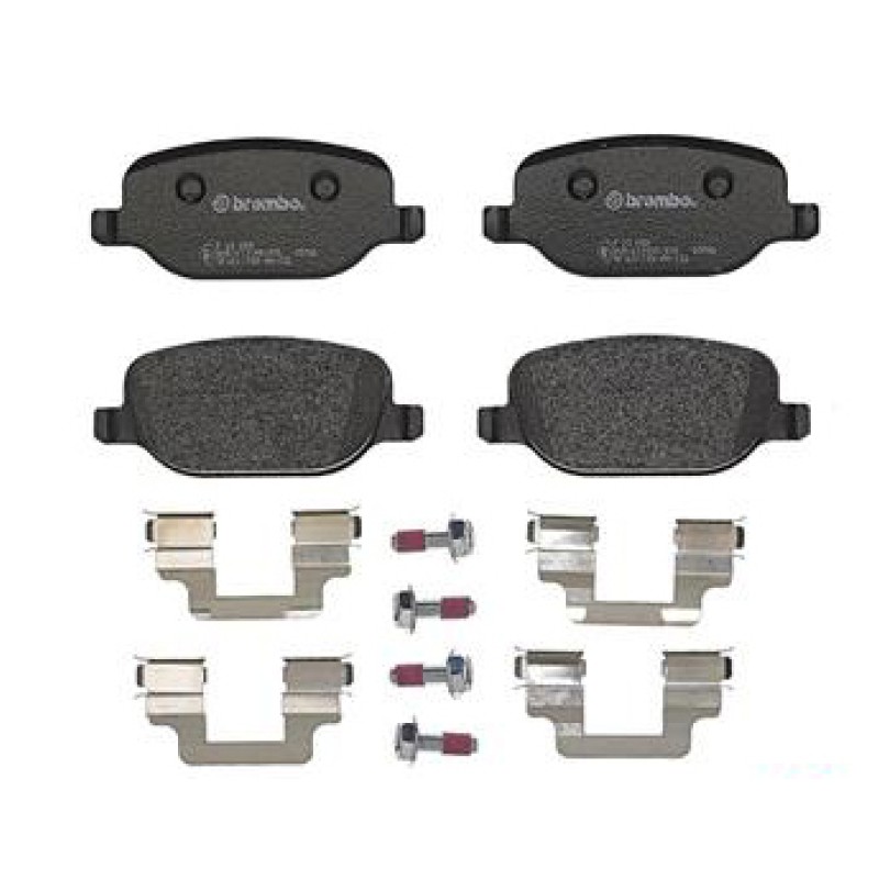 Remblokkenset Achteras Brembo premium