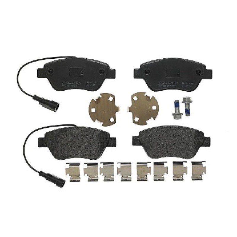 Remblokkenset Vooras Brembo premium