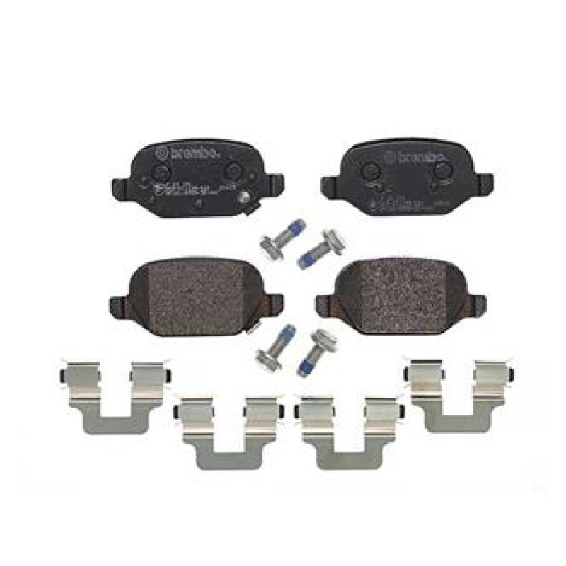 Remblokkenset Achteras Brembo premium