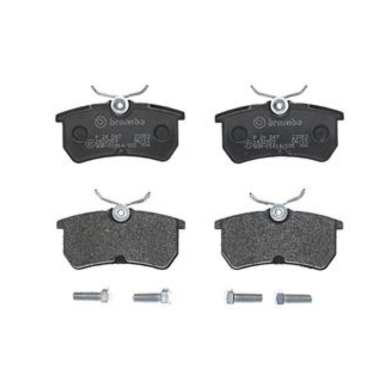 Remblokkenset Achteras Brembo premium