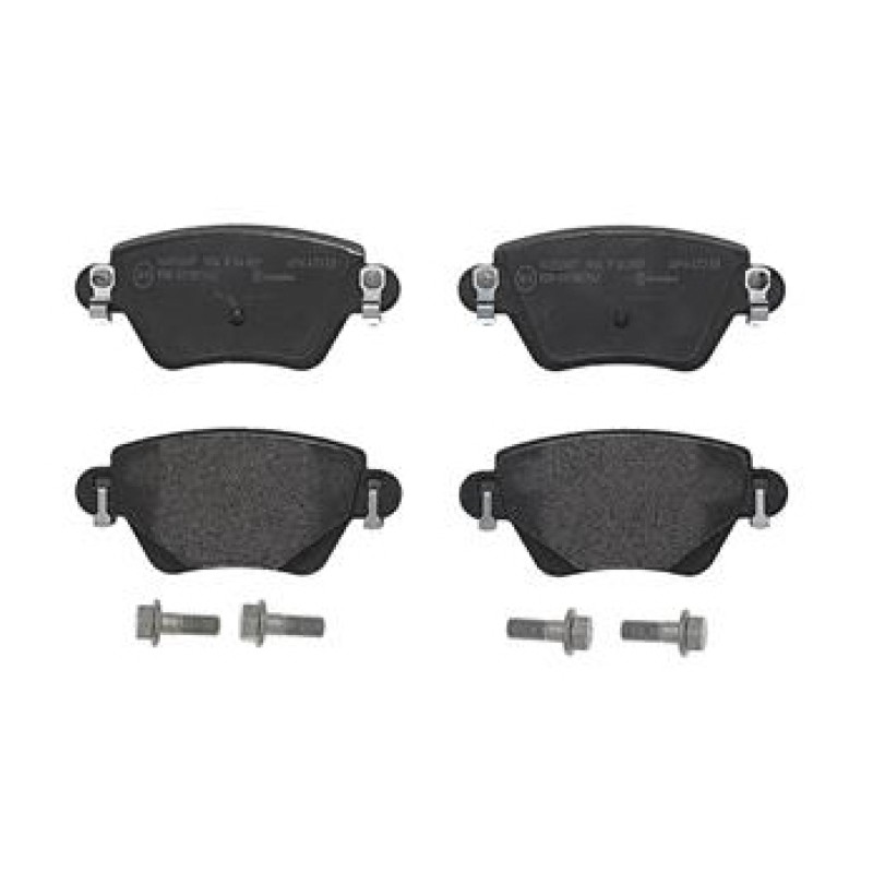 Remblokkenset Achteras Brembo premium
