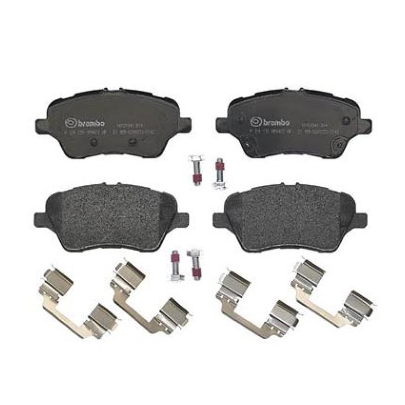 Remblokkenset Vooras Brembo premium