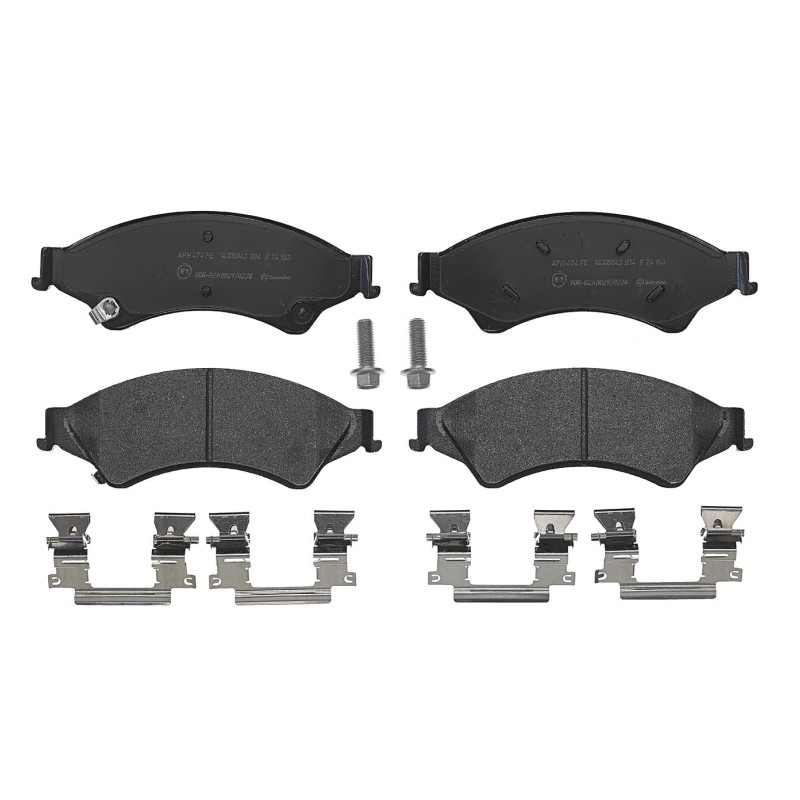 Remblokkenset Vooras Brembo premium