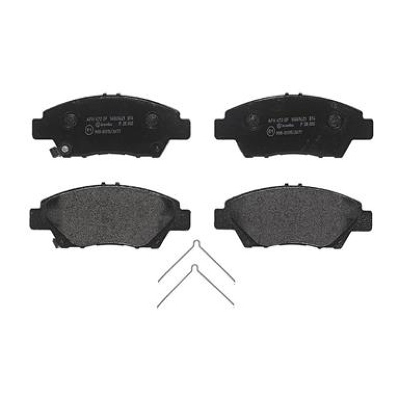 Remblokkenset Vooras Brembo premium