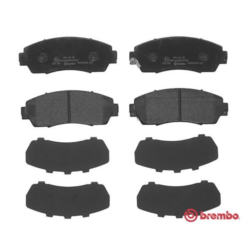 Remblokkenset Vooras Brembo premium