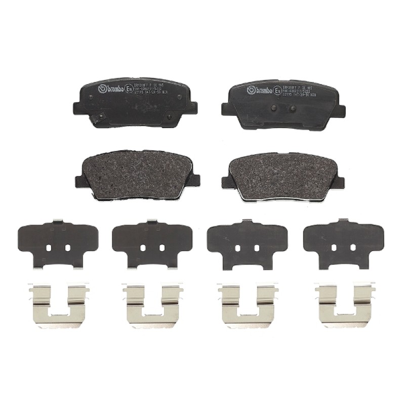 Remblokkenset Achteras Brembo premium