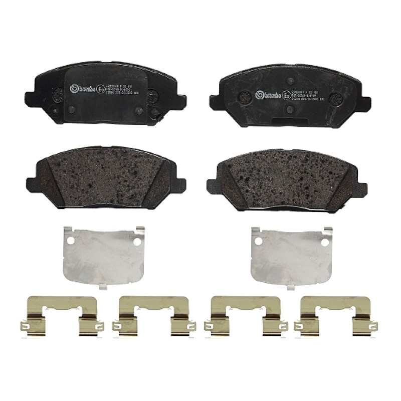 Remblokkenset Vooras Brembo premium