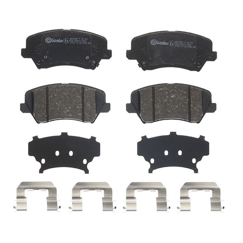 Remblokkenset Vooras Brembo premium