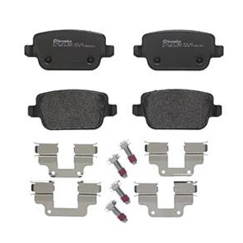 Remblokkenset Achteras Brembo premium