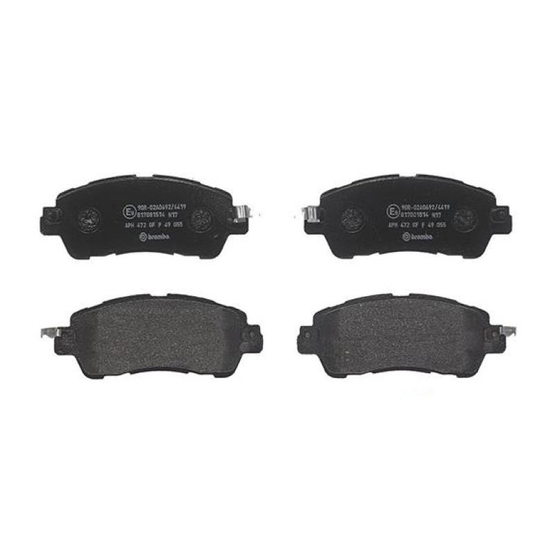 Remblokkenset Vooras Brembo premium