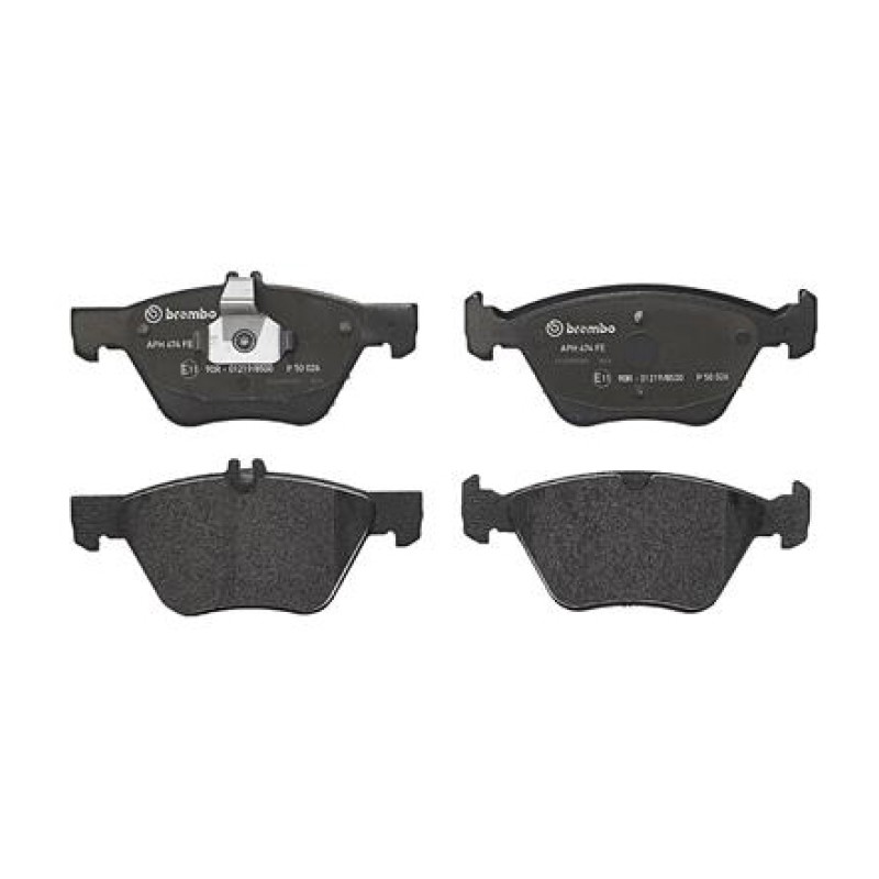 Remblokkenset Vooras Brembo premium