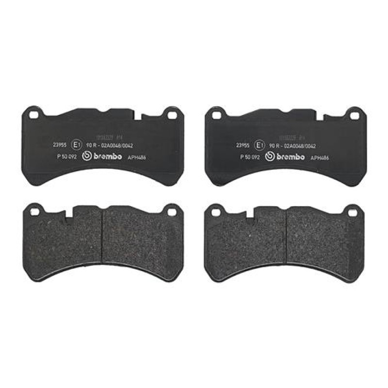 Remblokkenset Vooras Brembo premium