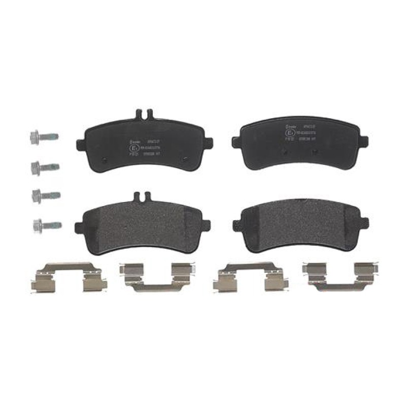 Remblokkenset Achteras Brembo premium