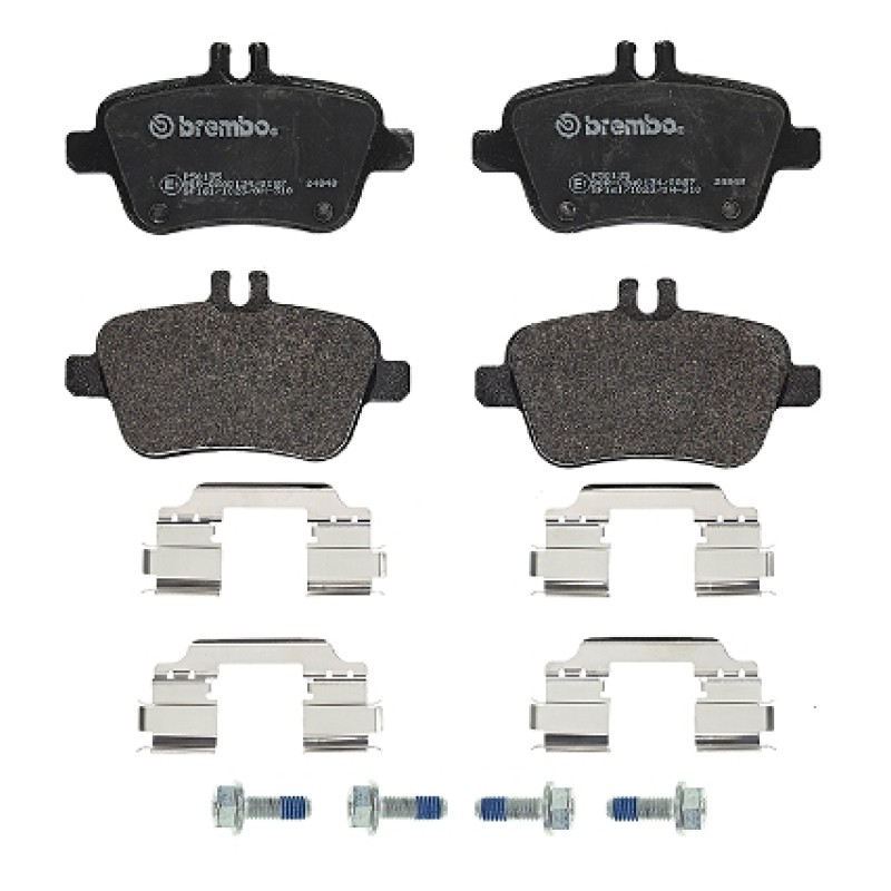 Remblokkenset Achteras Brembo premium
