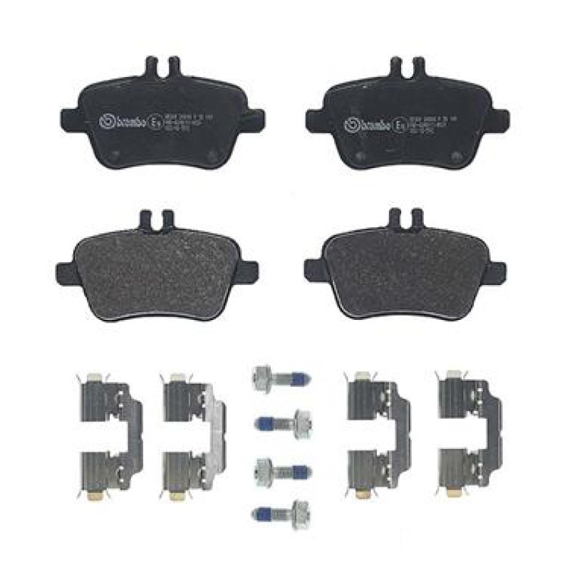 Remblokkenset Achteras Brembo premium