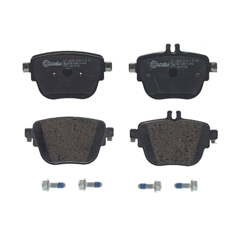 Remblokkenset Achteras Brembo premium