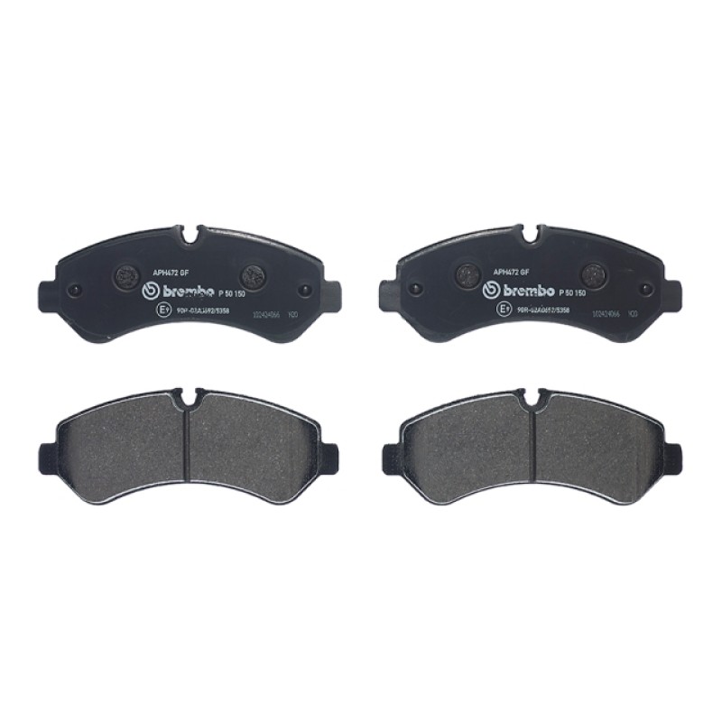 Remblokkenset Achteras Brembo premium