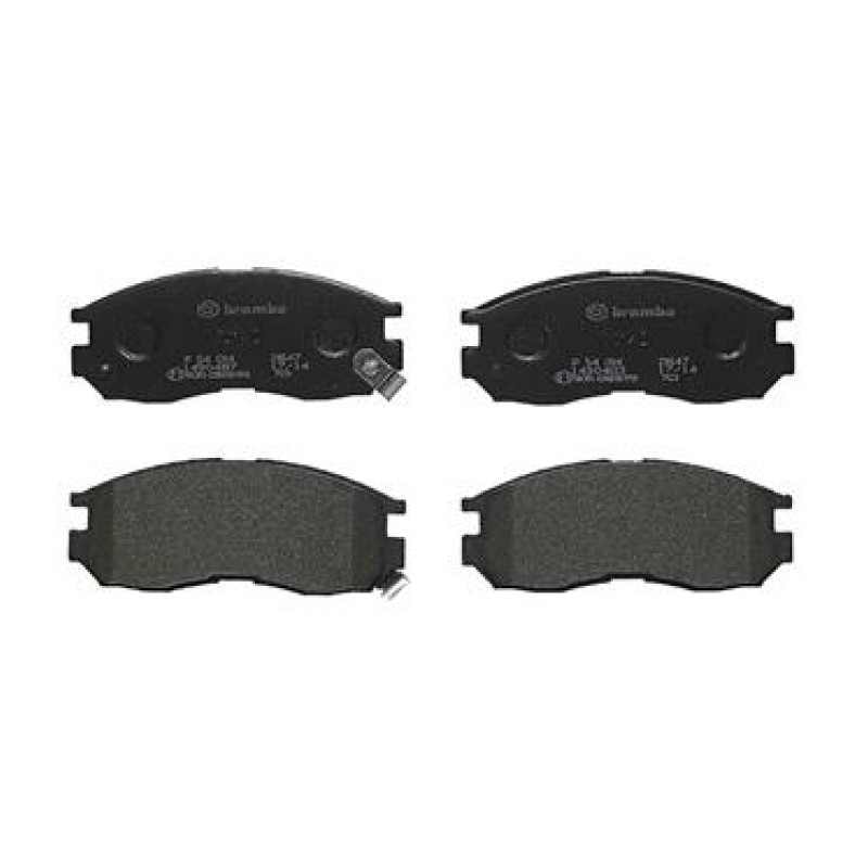 Remblokkenset Vooras Brembo premium