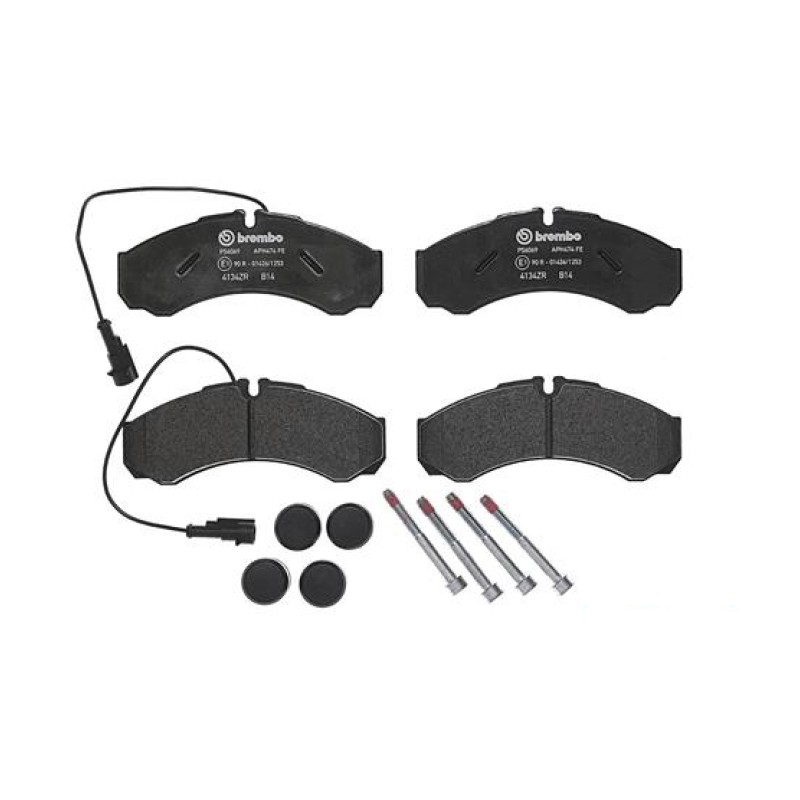 Remblokkenset Achteras Brembo premium