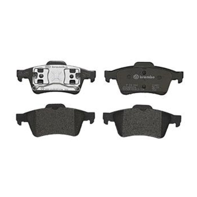Remblokkenset Achteras Brembo premium