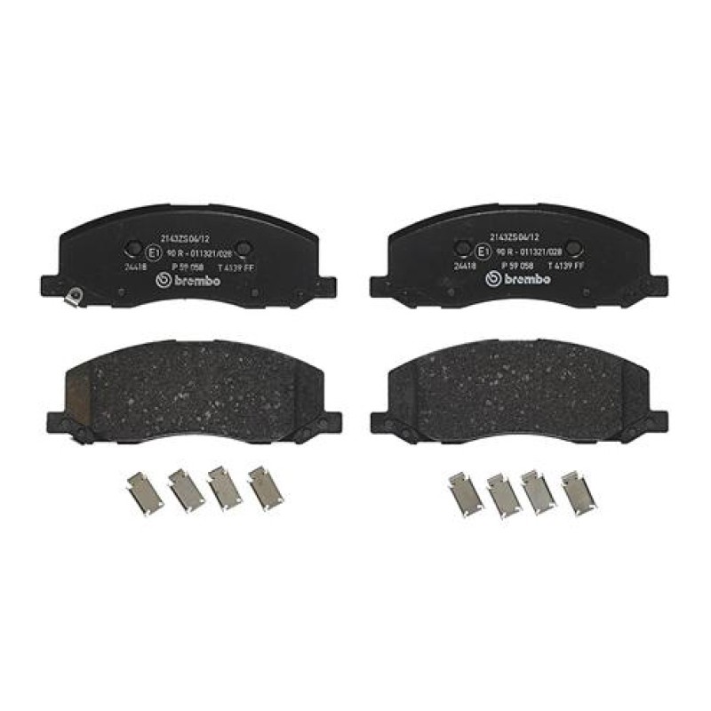 Remblokkenset Vooras Brembo premium